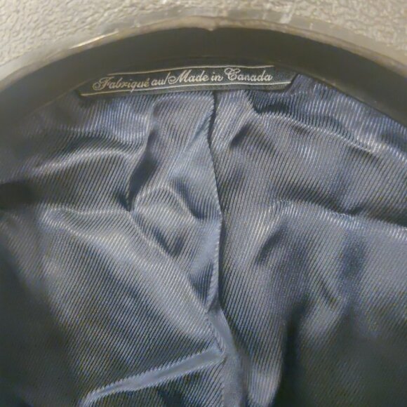 Simon Spurr 36S/30 modern slim skinny fit navy stripe 100% virgin wool bemberg - Picture 12 of 12